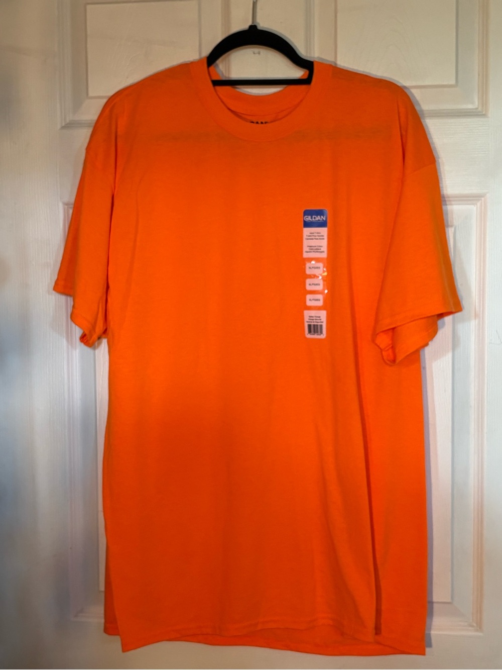 Gildan Men’s High-Visibility Orange Short Sleeve Crew Tee